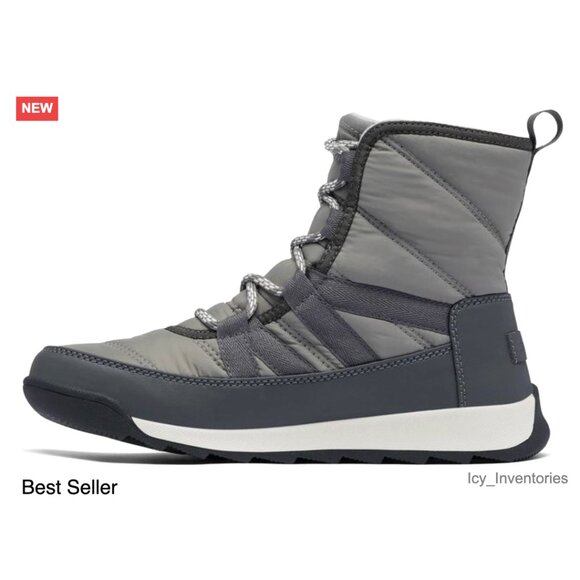 Waterproof Winter Boots High Profile Lace Up Snow Boots Lightweight Cozy